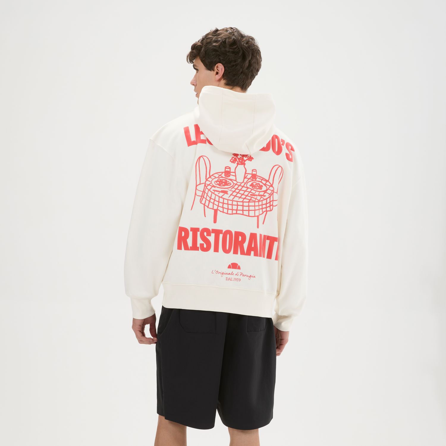 LEONARDOS Hoody Off White Ellesse