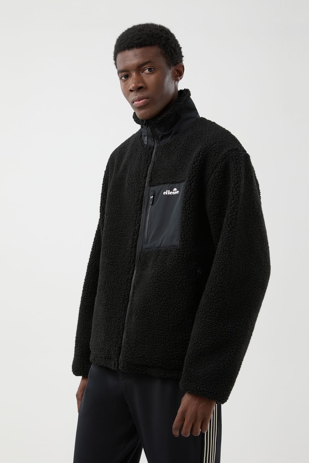 ESTE FLEECE JACKET BLACK Ellesse