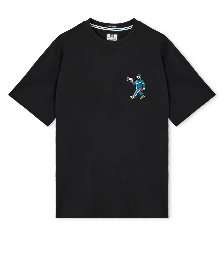 DELINQUENS T-Shirt Black Weekend Offender