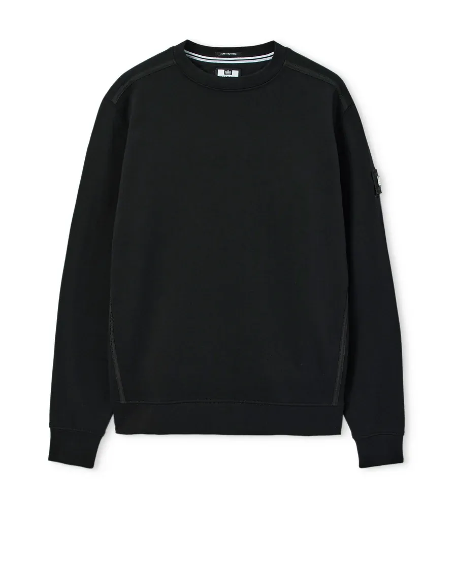 THUNDER Crew Neck Sweatshirt Black Weekend Offender