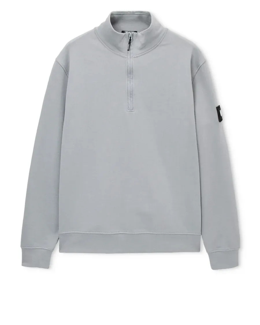 KRAVIZ Quarter Zip Sweatshirt Smokey Grey Weekend Offender