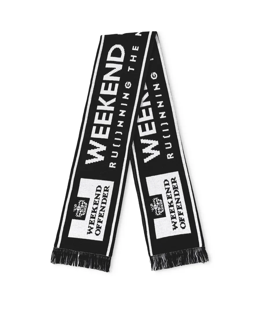 WEEKEND OFFENDER SCARF Black