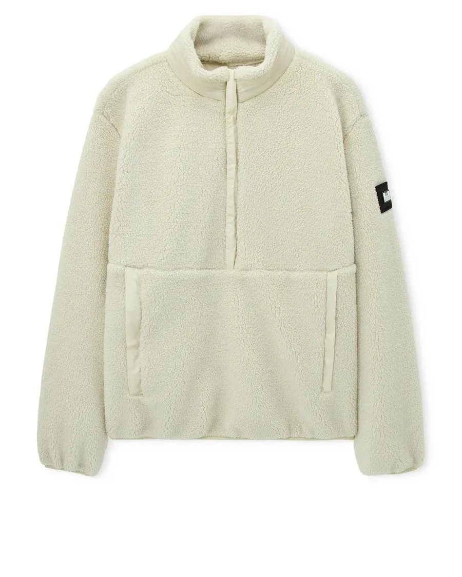 STANIER Half Zip Fleece Calcium Weekend Offender