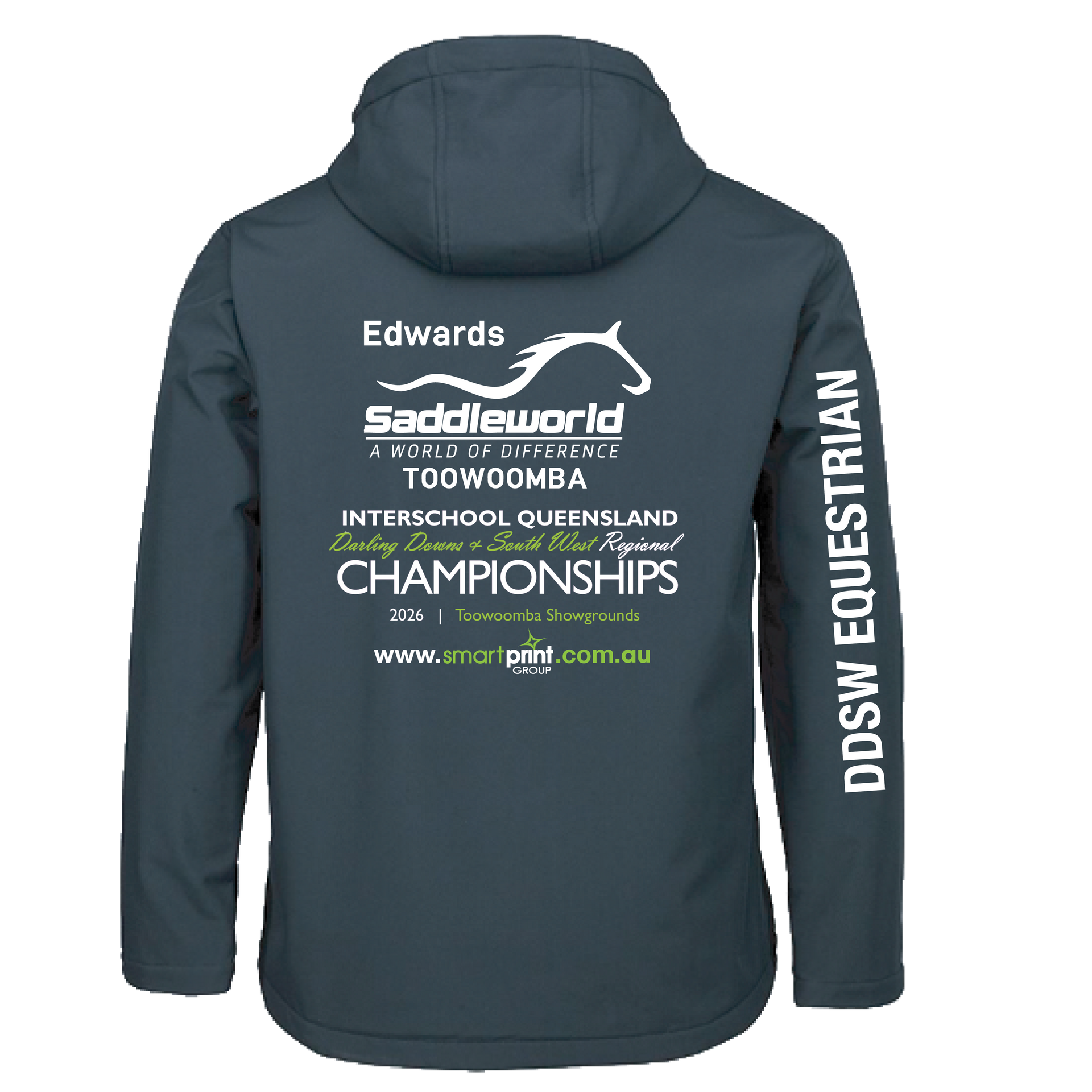 DDSWQ EQUESTRIAN 2026 THREE LAYER HOODED SOFTSHELL