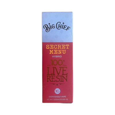 Big Chief Live Resin Disposable | 1G