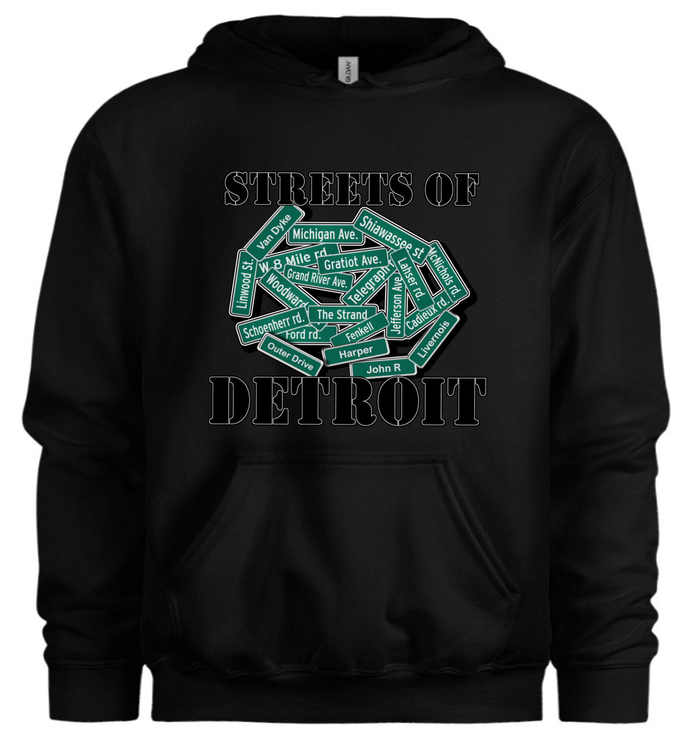 Streets of Detroit Hoodie
