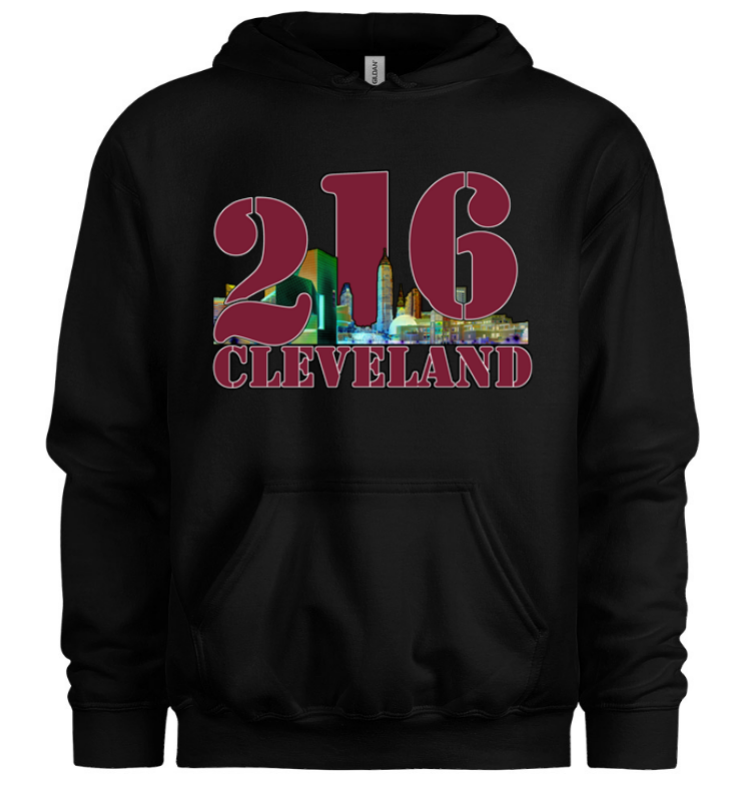216 Cleveland Skyline Hoodie