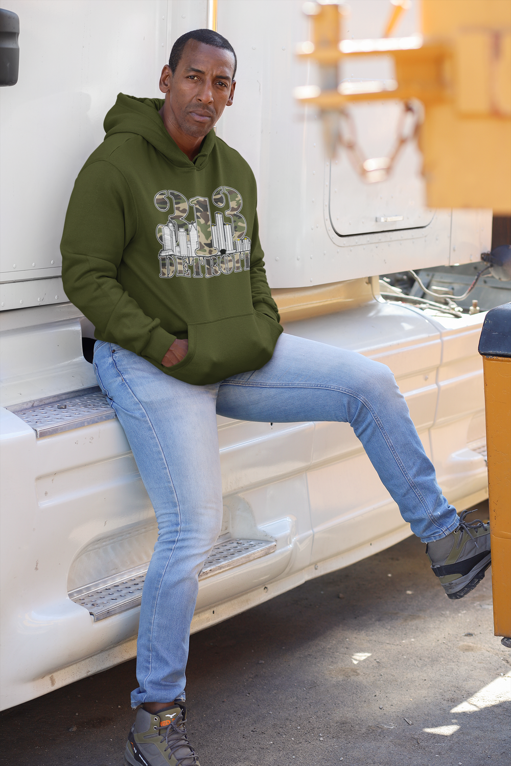 J Grant 313 Camouflage Hoodie