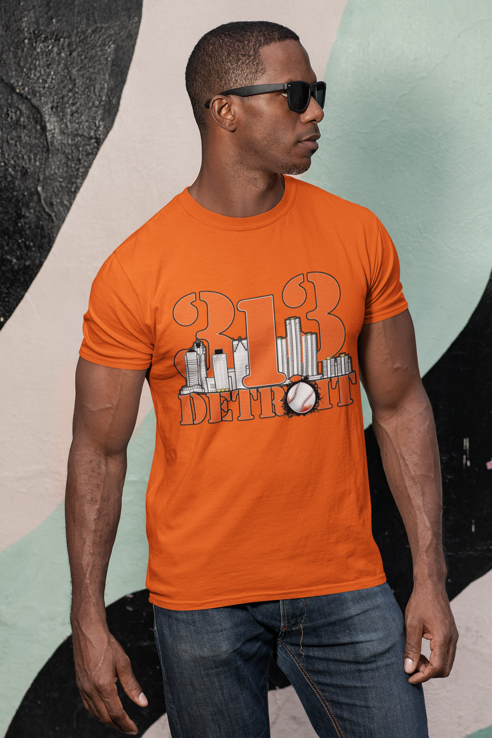 313 Detroit Skyline-Baseball