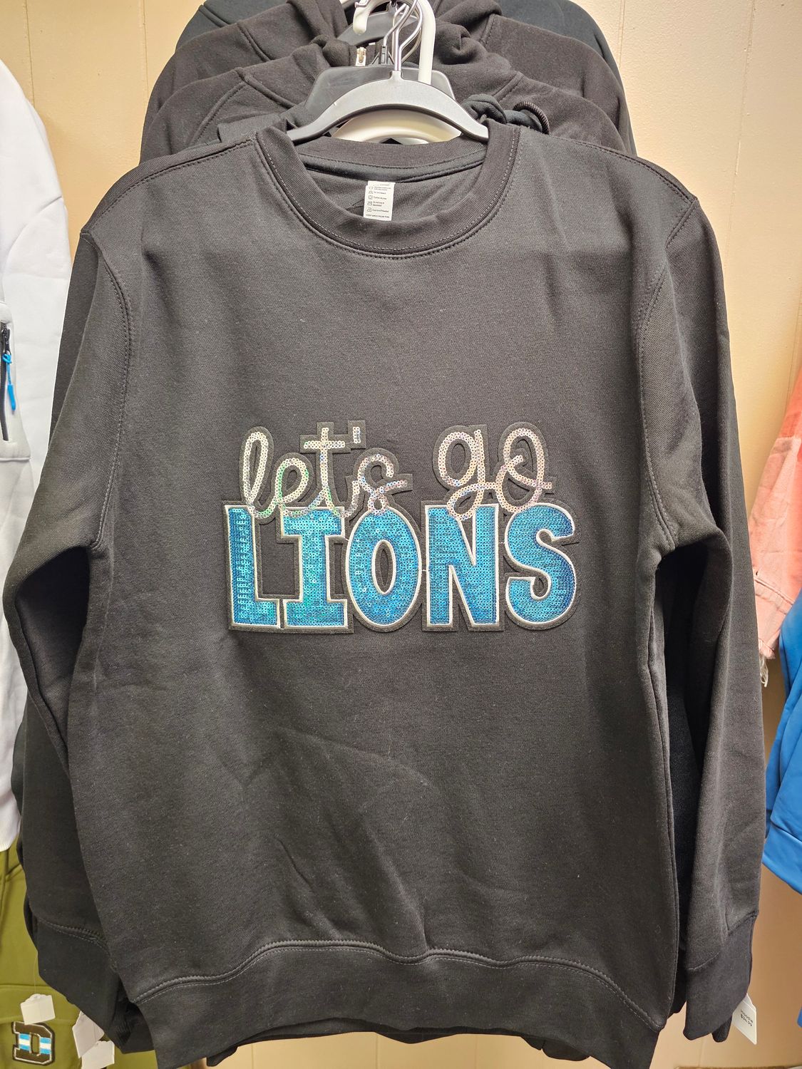 Let&#39;s Go Lions Sequin Sweatshirt