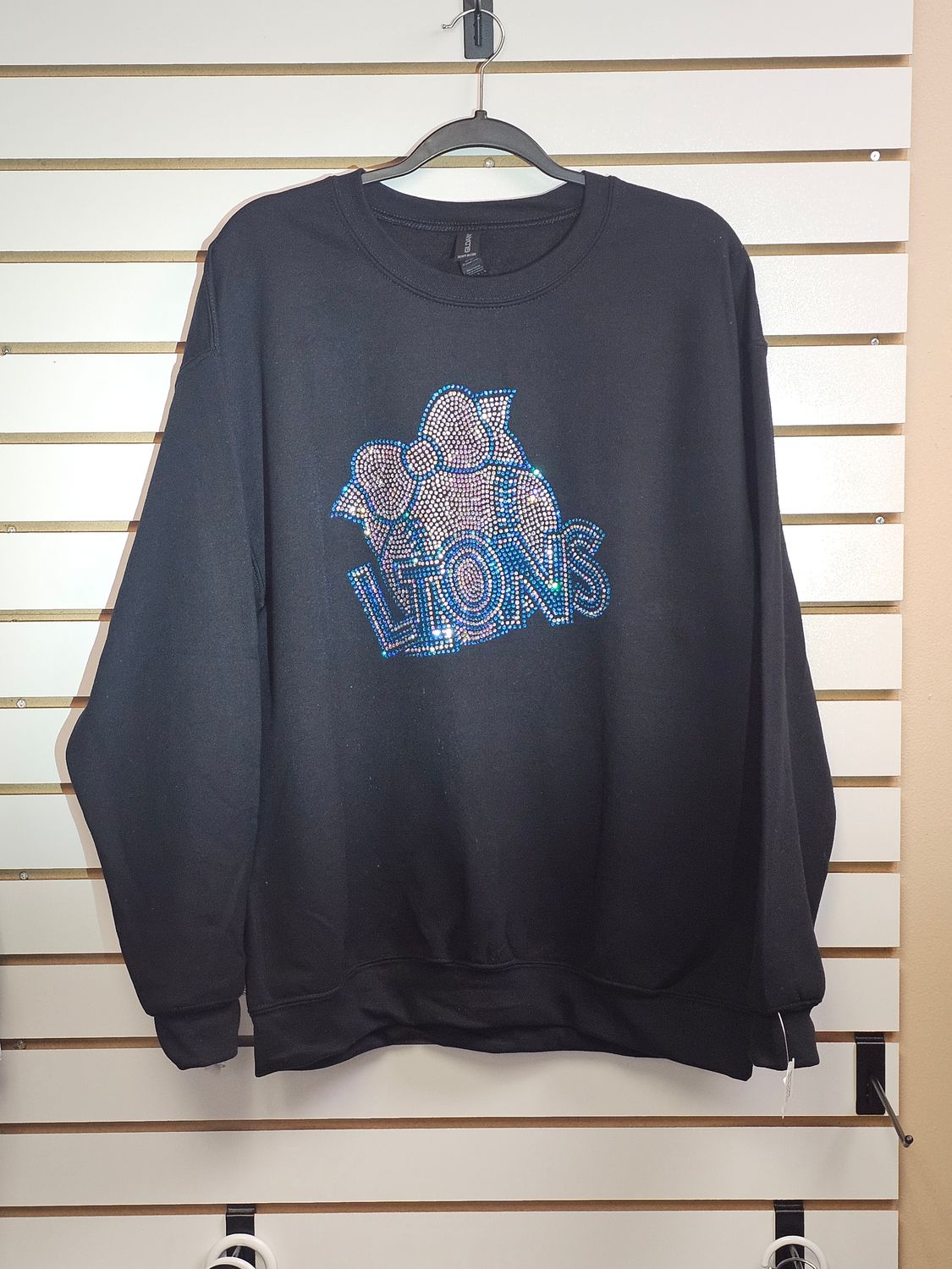 Lions Bow Rhinestone Sweatshirt