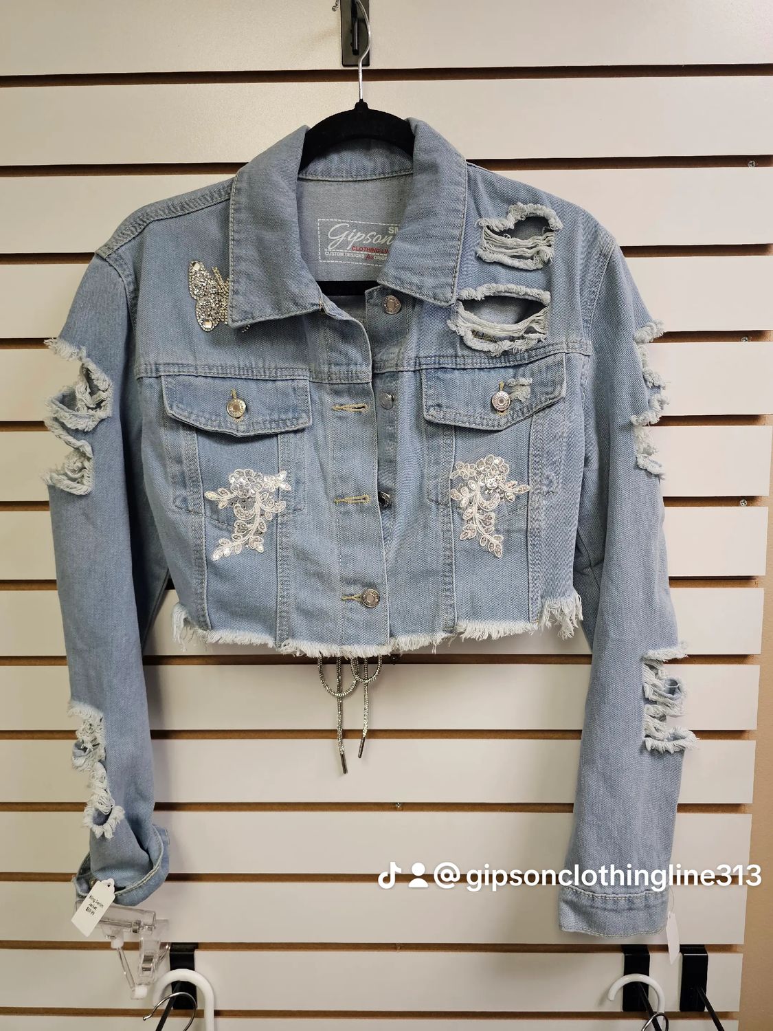 Denim Cropped Jacket