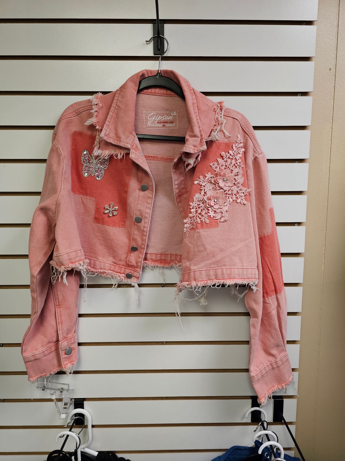 Pink Denim Jacket