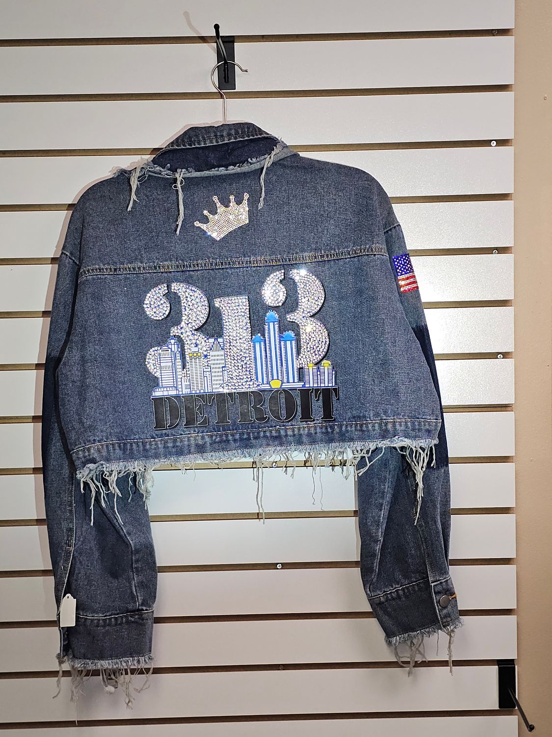 Denim Pretty Girls Cropped Jacket