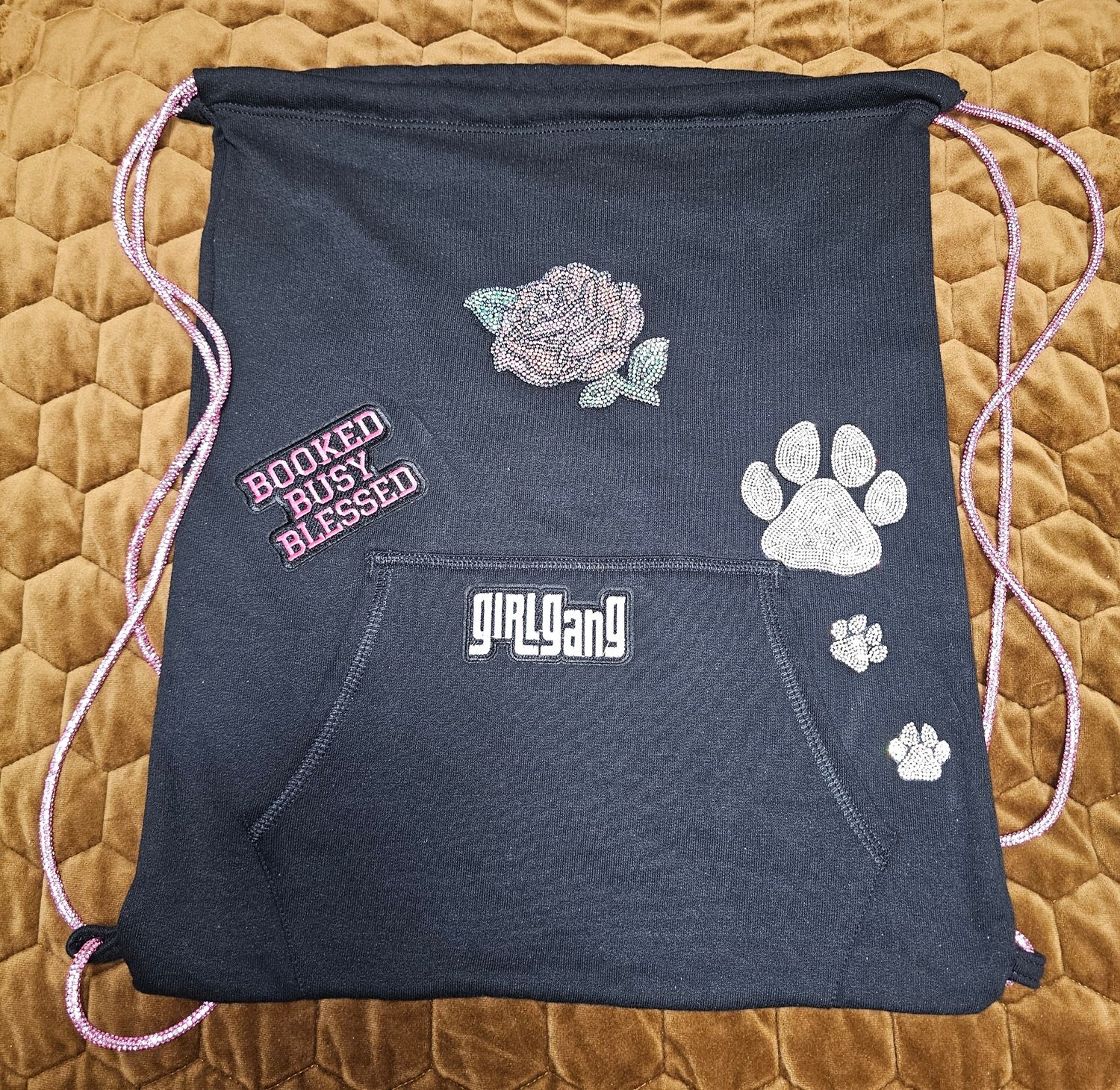 Bling Hoodie Backpack