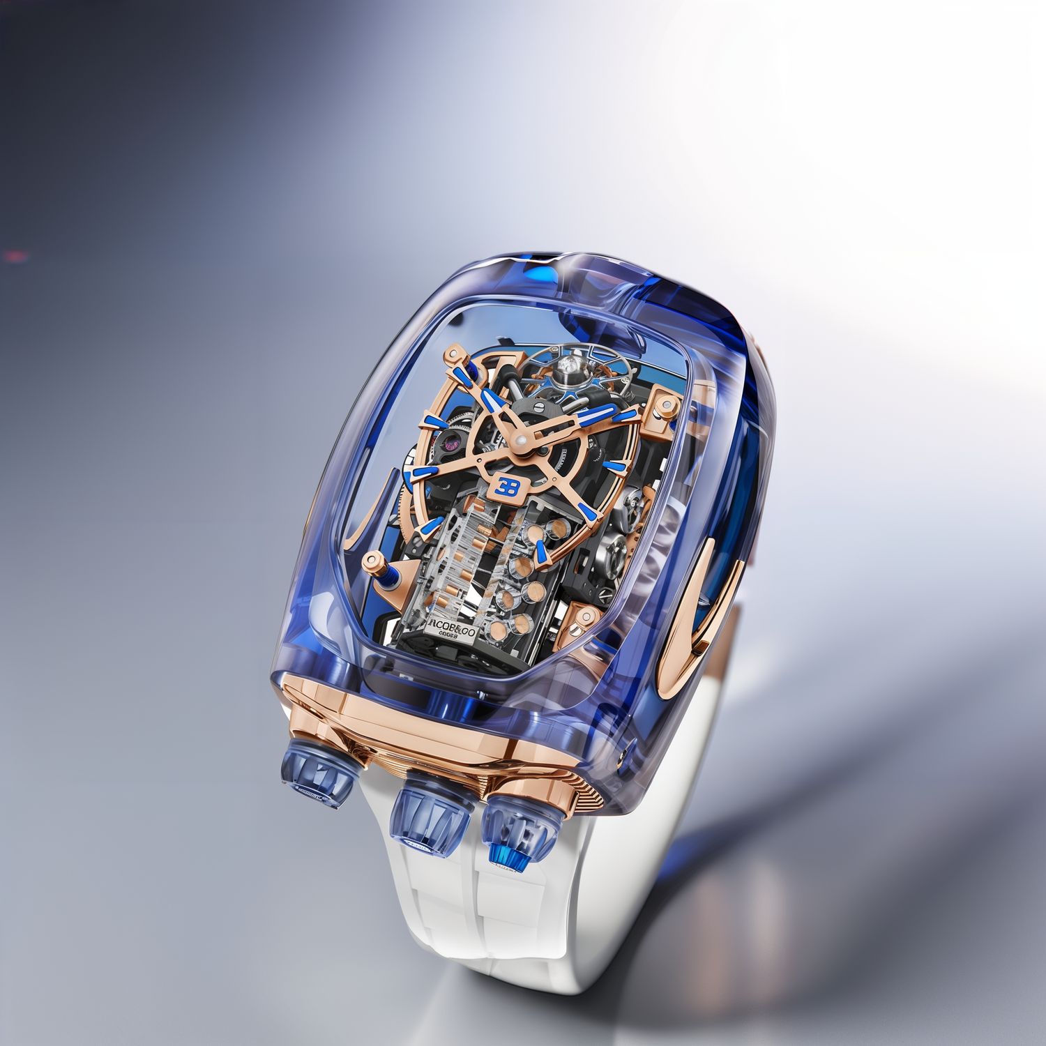 Jacob &amp; Co Bugatti Chiron Tourbillon Limited Edition Sapphire Crystal