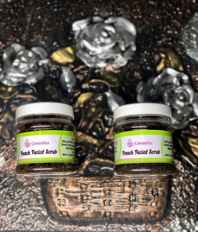 French facial scrub