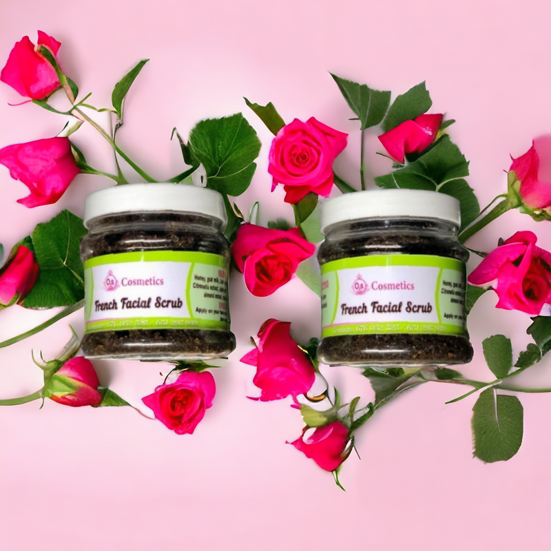 French facial scrub