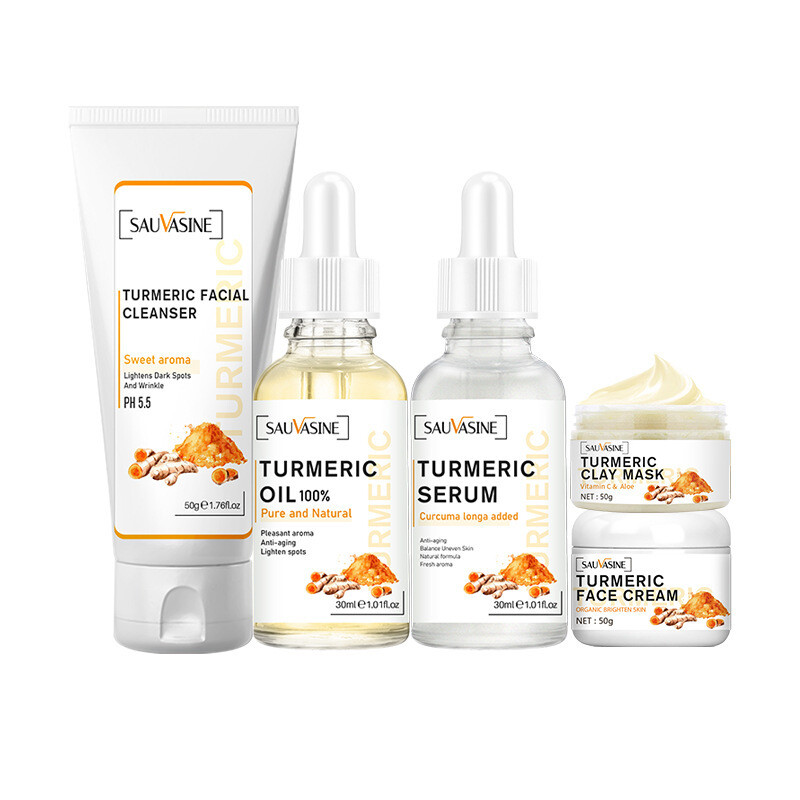 Turmeric Brightening skin Care Set Five-piece Set