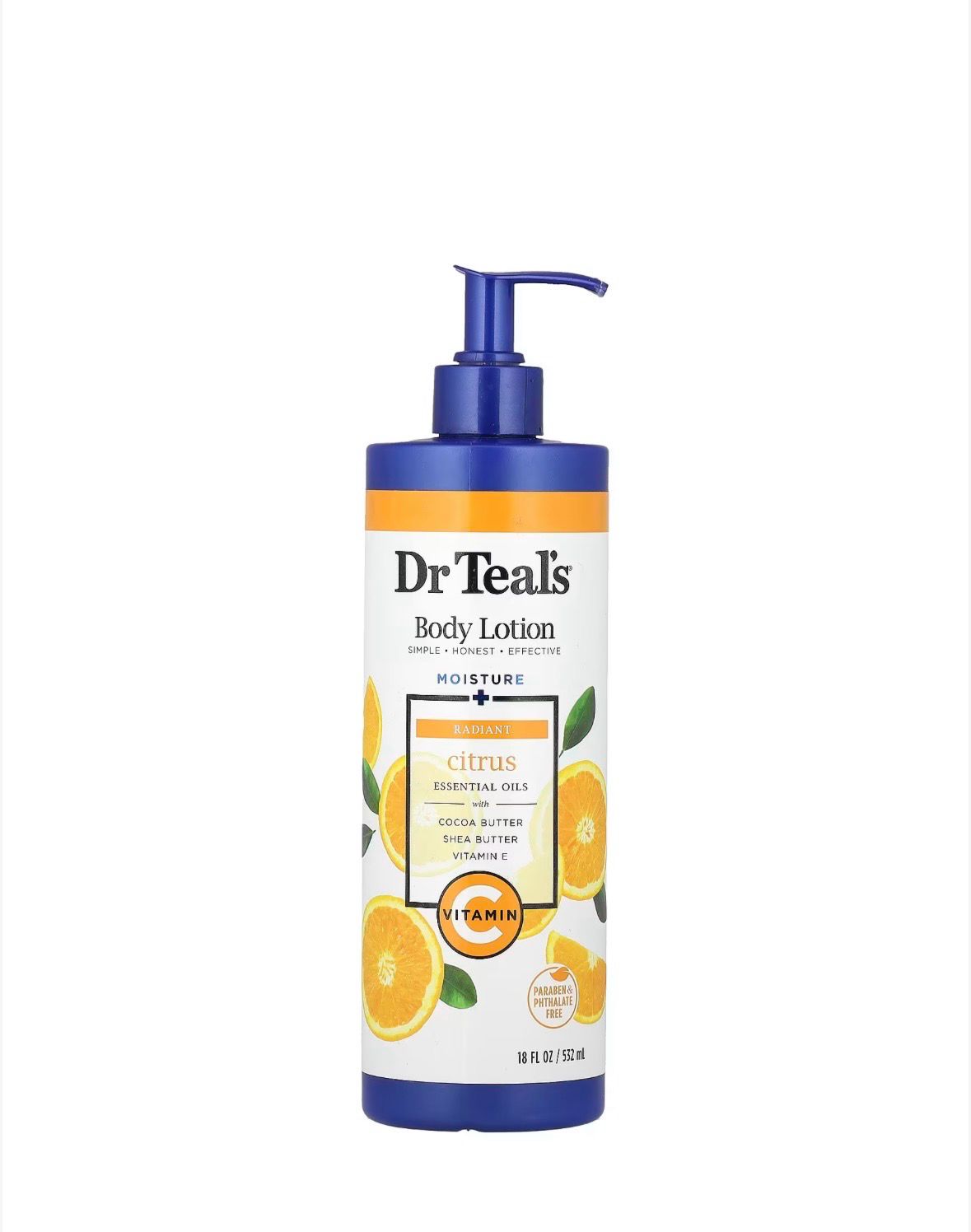 Dr Teal’s Moisture Glow + Radiance Body Lotion.