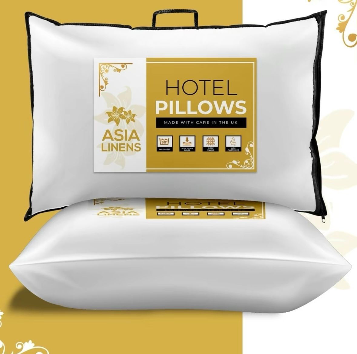 ASIA LINENS HOTEL QUALITY PILLOWS
