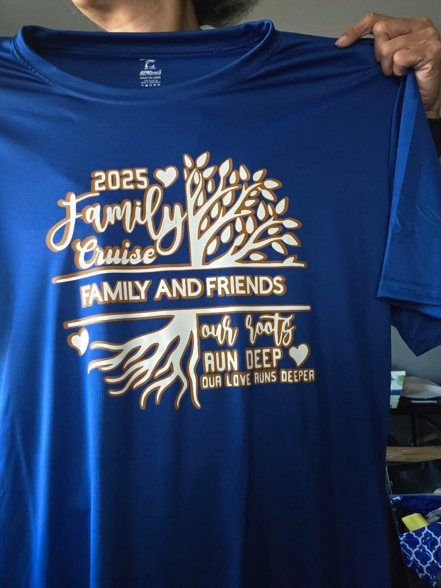 Need a shirts uploaded design we make ,Family,Wedding ,Babyshower etc