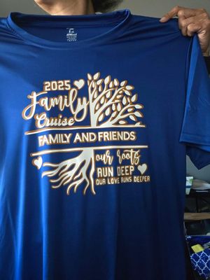 Need a shirts uploaded design we make ,Family,Wedding ,Babyshower etc Need a shirts uploaded design we make ,Family,Wedding ,Babyshower etc