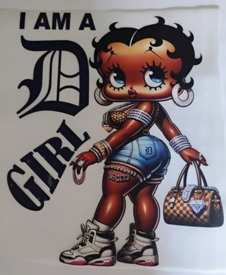 I Am A D Girl Betty's Boo T-shirt I Am A D Girl Betty's Boo T-shirt