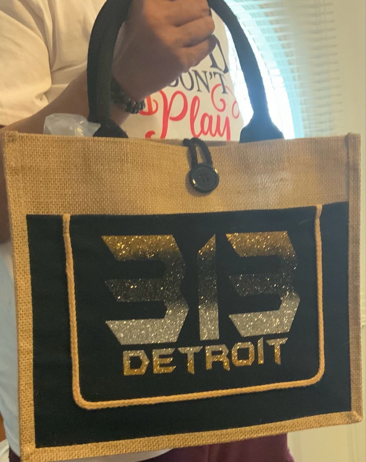 Woolen Bag With 313 Detroit Woolen Bag With 313 Detroit