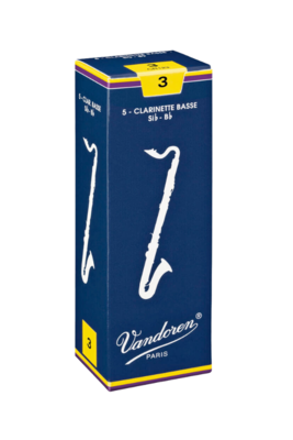 Vandoren Traditional Bass Clarinet Reeds
