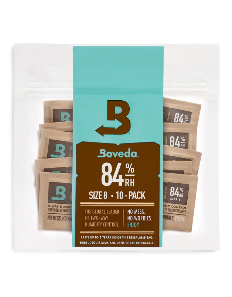 Boveda 84% RH 10-Pack Size 8 For Reeds