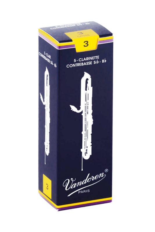 Vandoren Traditional Contrabass Clarinet Reeds