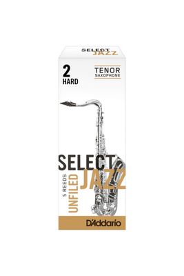 D'Addario Select Jazz Organic Unfiled Tenor Saxophone Reeds