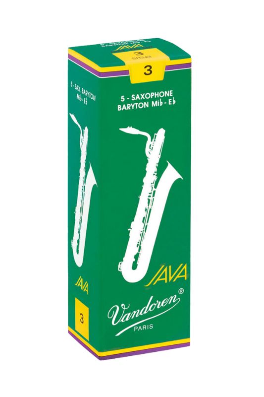 Vandoren Java Green Baritone Saxophone Reeds
