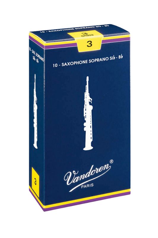 Vandoren Traditional Soprano Saxophone Reeds