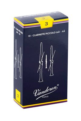 Vandoren Traditional Ab Sopranino Clarinet Reeds