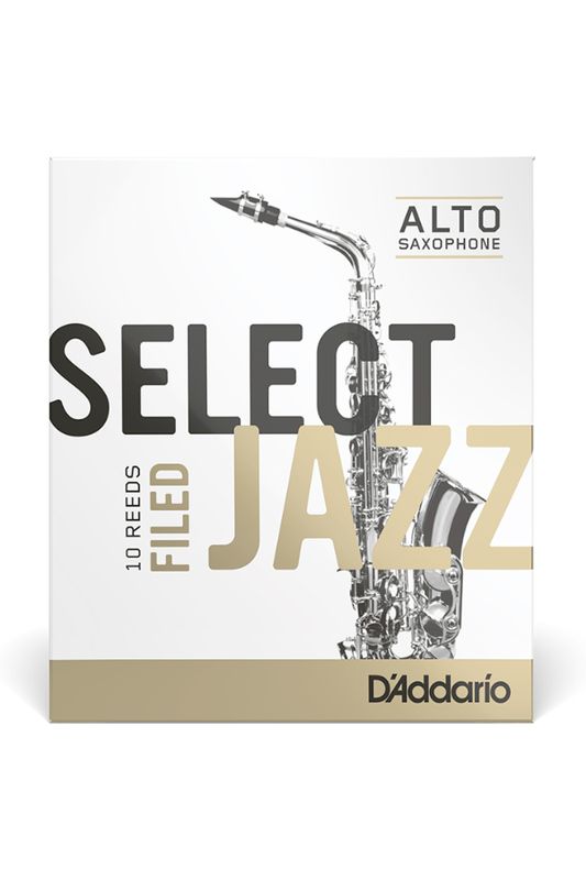 D'Addario Select Jazz Organic Filed Alto Saxophone Reeds