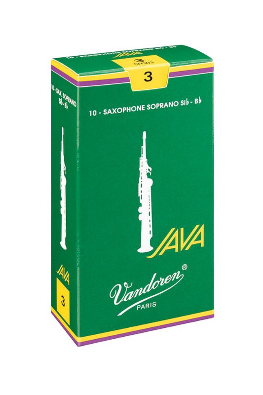 Vandoren Java Green Soprano Saxophone Reeds