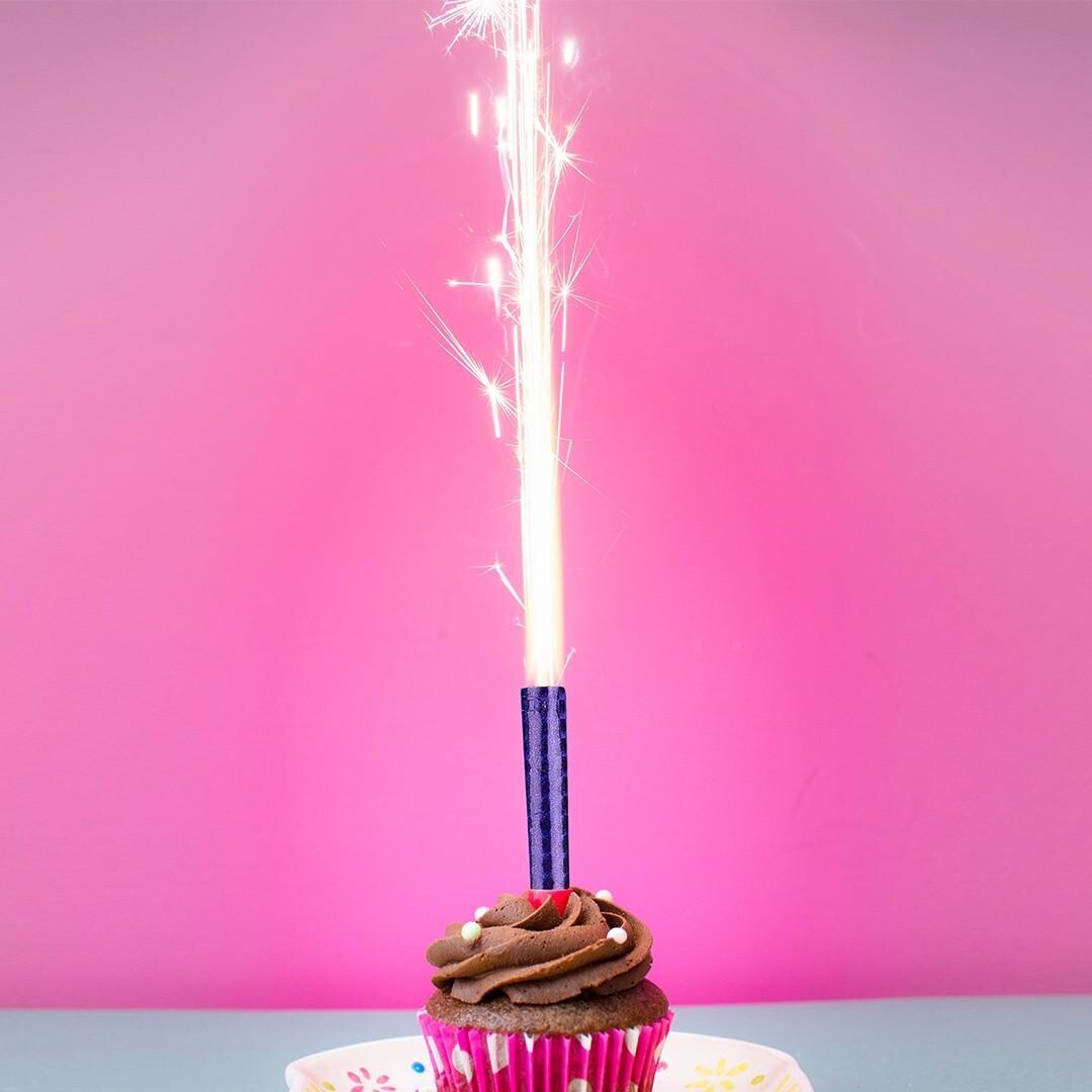 Sparkling Fireworks Candle