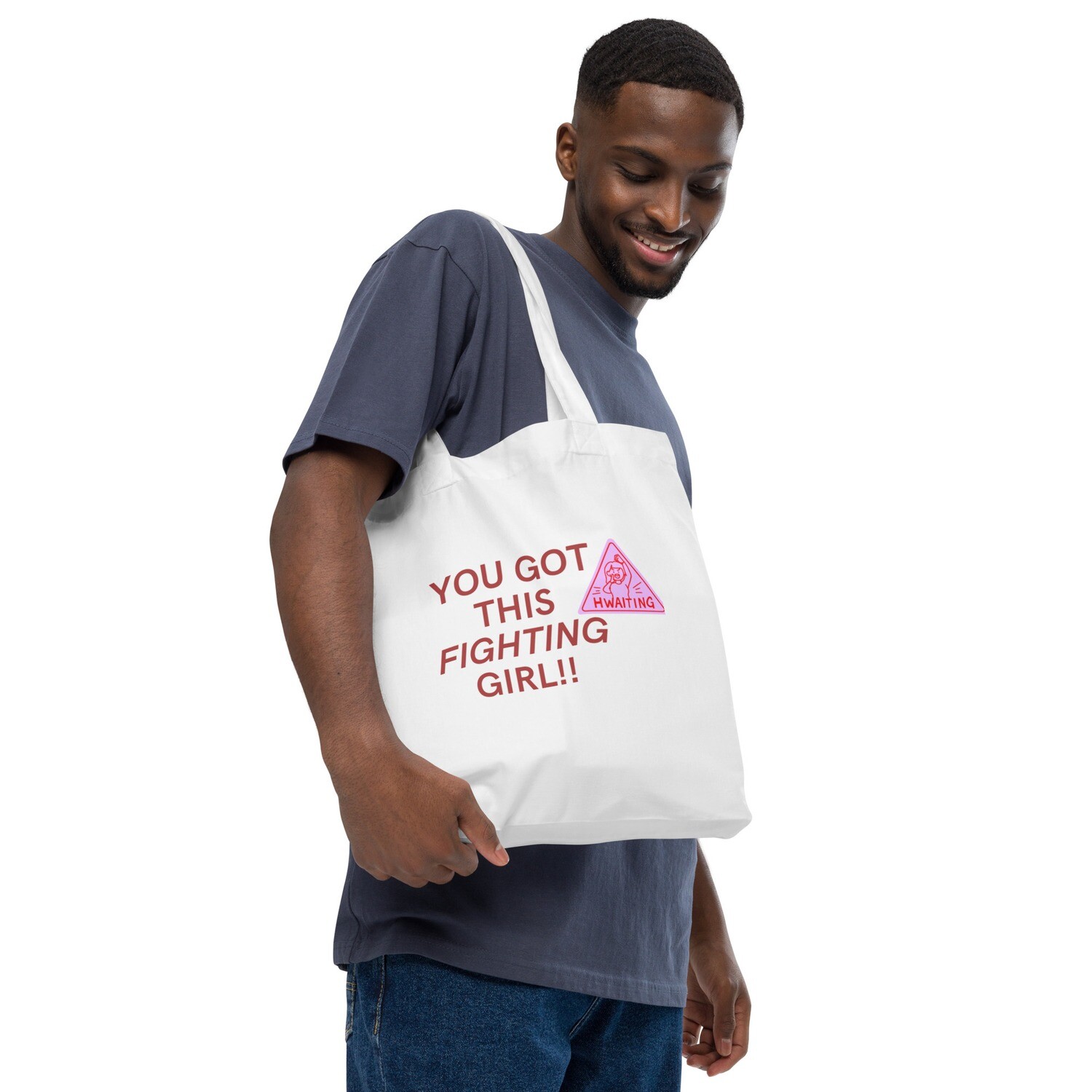 Organic Fashion Digital Print Tote Bag