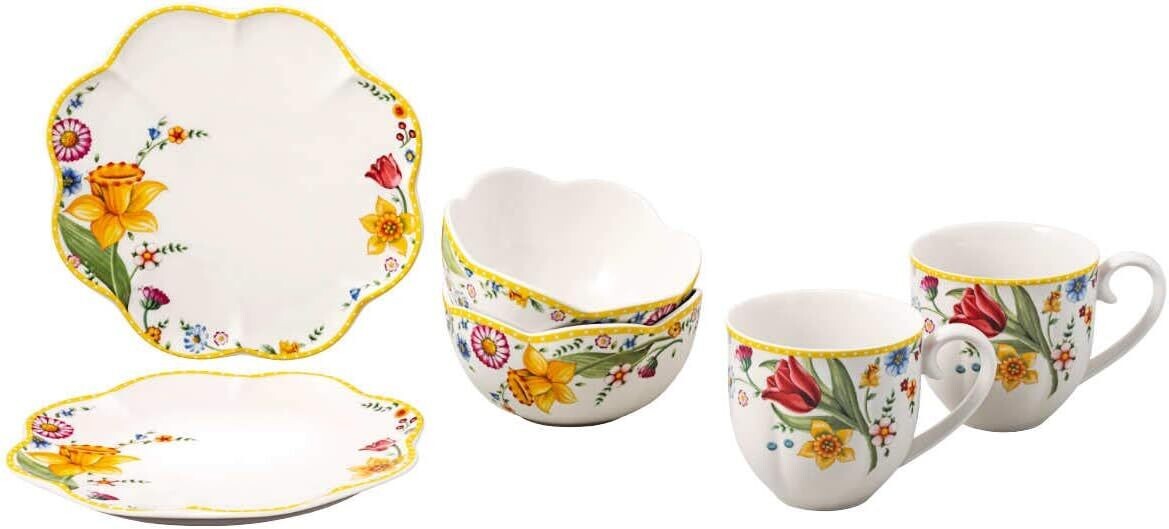 Villeroy &amp; Boch Spring Awakening Breakfast Set 6 pieces