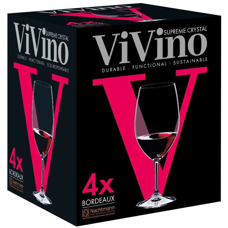 Nachtmann ViVino Bordeaux glass set 4pieces h217mm 610ml