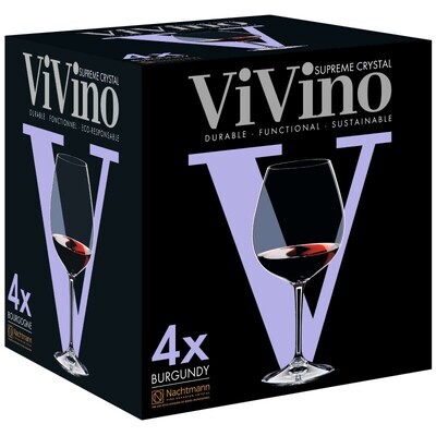 Nachtmann ViVino Burgundy glass set 4pieces h215mm 700ml