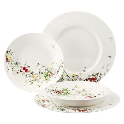 Rosenthal Brillance Fleurs Sauvages Dinner set for 2 person 4 pieces