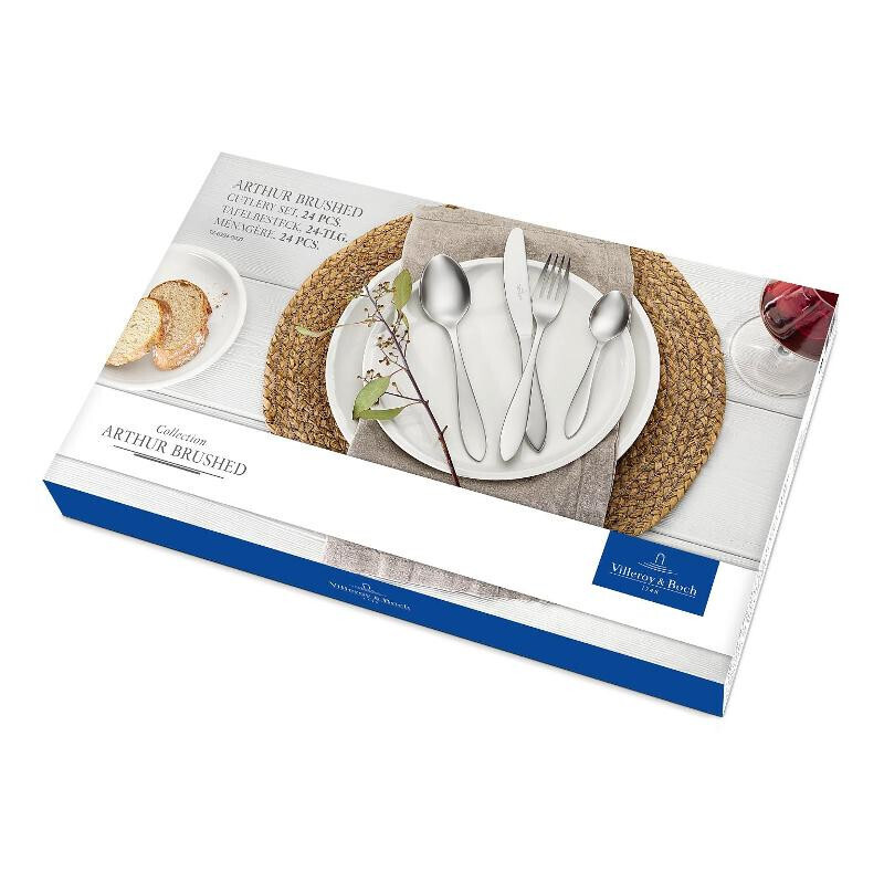 Villeroy &amp; Boch Arthur Cutlery Set 24 pieces brushed