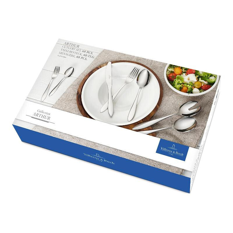 Villeroy &amp; Boch Arthur Cutlery Set 68 pieces stainless