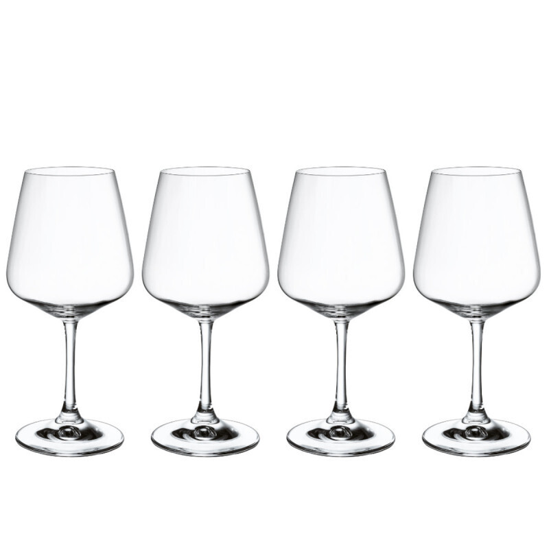 Villeroy &amp; Boch Ovid Kristallglas Drinking Glass for red wine 4 pieces
