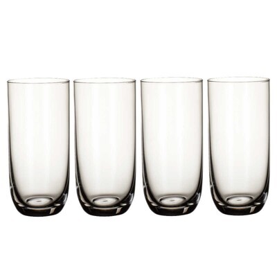 Villeroy &amp; Boch La Divina Longdrink Cup Glass Set 4 pieces