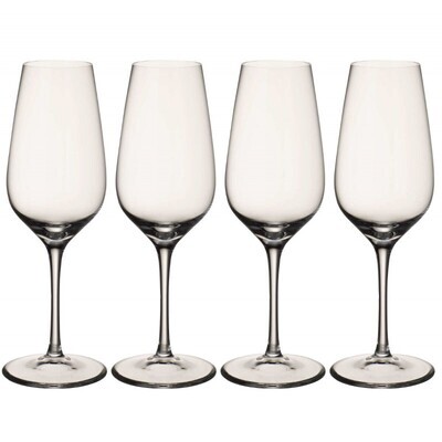Villeroy &amp; Boch Entree sparkling wine goblet glass set 4 pieces