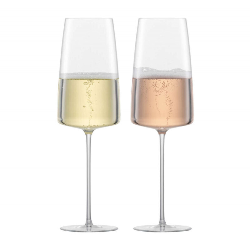 Zwiesel Glas Simplify Sparkling Wine Glass with mousse point - Light &amp; Fresh 407 ml  h: 240 mm